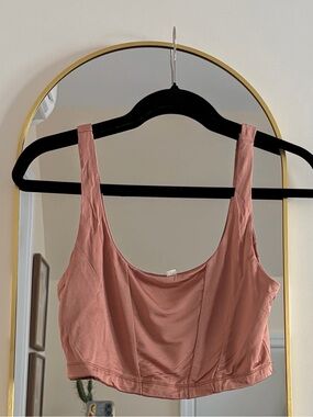 Free People Dusty Rose Cropped Bra Top